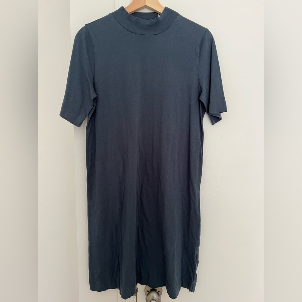 Anthropologie Dusty Blue T-Shirt Dress
